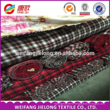 100% Cotton Carded 21s Yarn Dyed Flannel Fabric Best Selling Yarn Dyed Plaid Fabric Wholesale Flannel Fabric